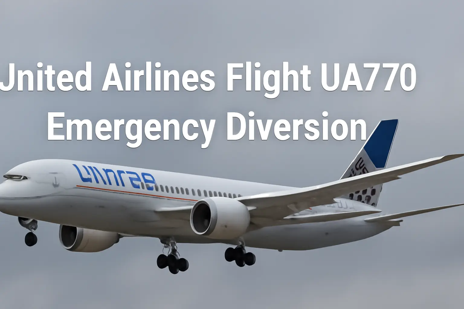 United Airlines Flight UA770 Emergency Diversion