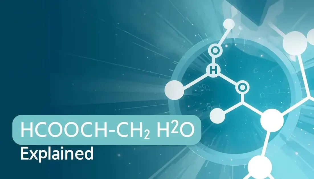 HCOOCH CH2 H2O